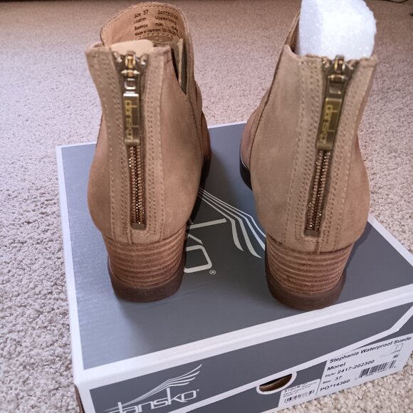 Dansko Stephanie Suede Wedge Bootie - Picture 3 of 8